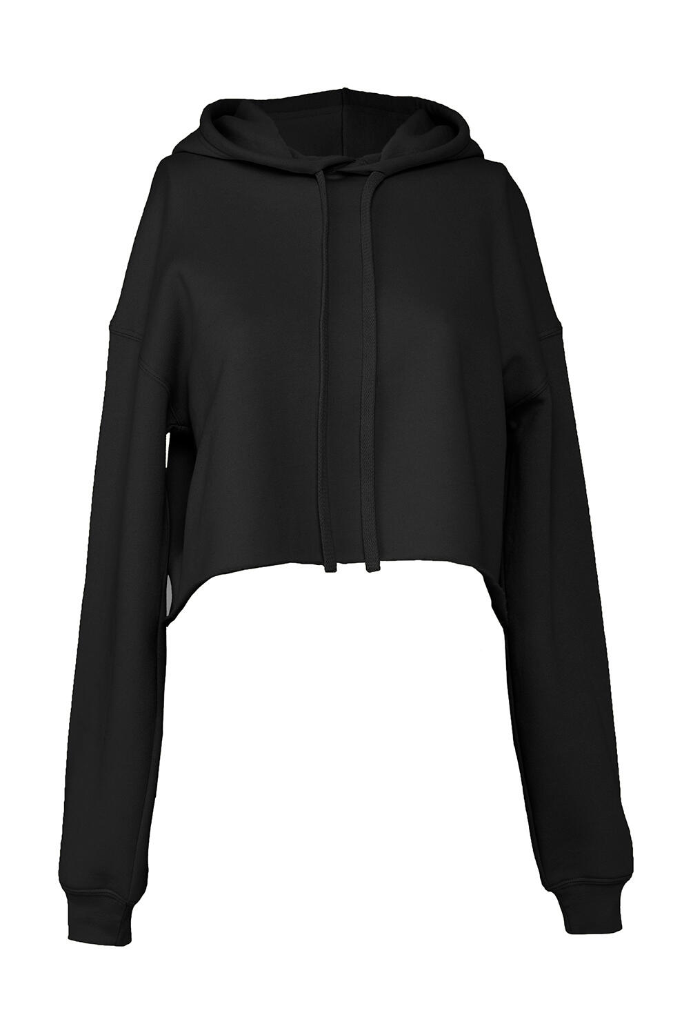 Sudadera corta Mujer Fleece Black