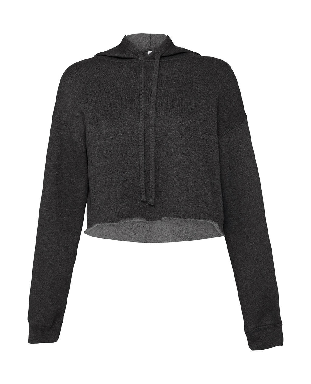 Sudadera corta Mujer Fleece Dark Grey Heather