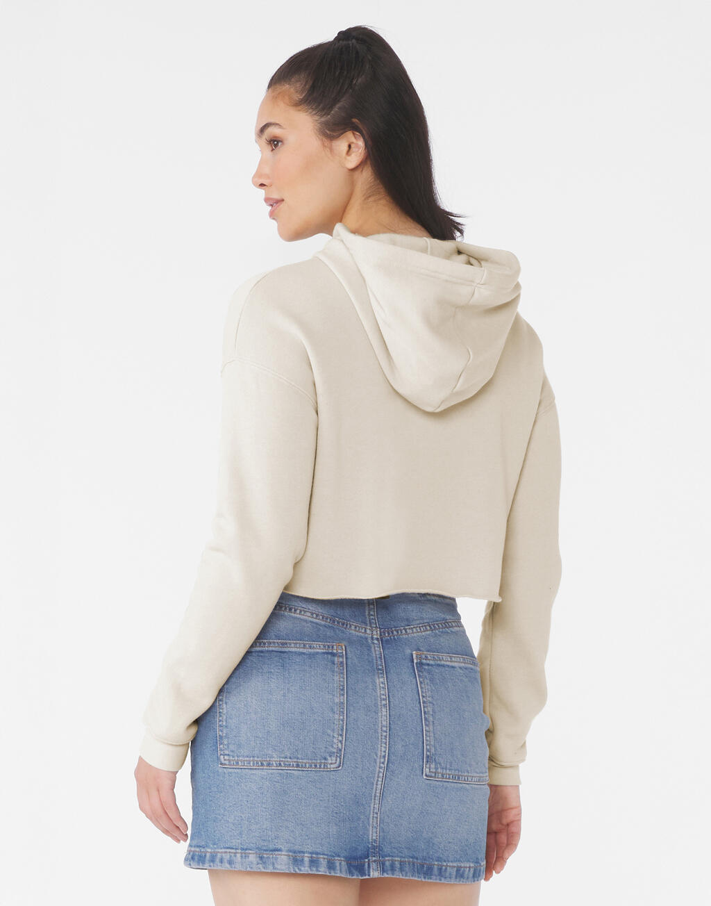  Bella Sudadera corta Mujer Fleeceotro