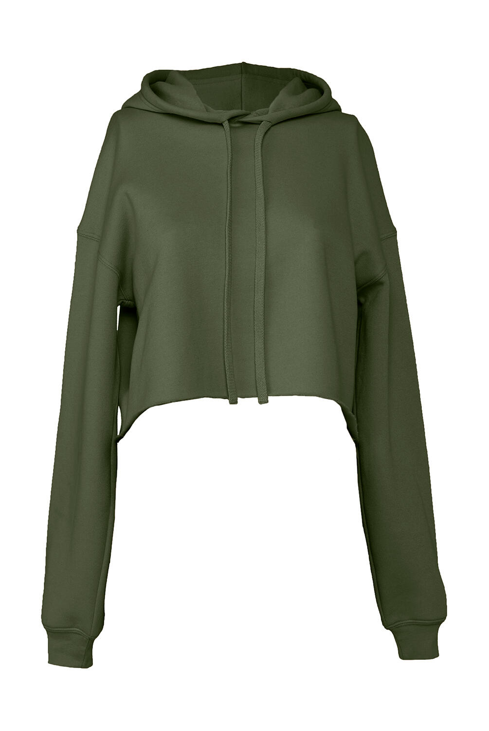Sudadera corta Mujer Fleece Military Green