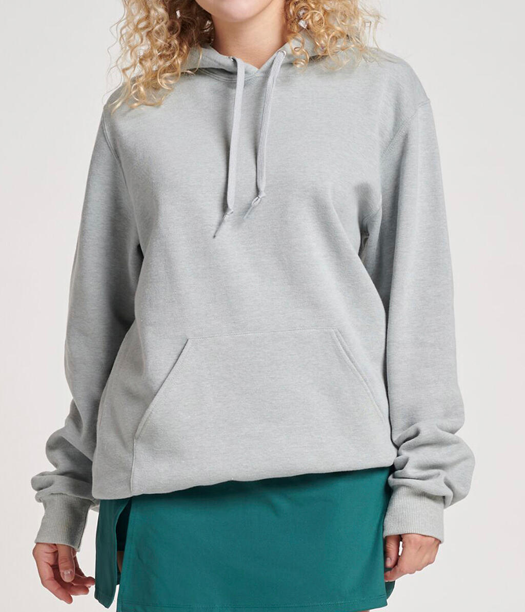 Sudadera con capucha JERZEES Eco Premium Blend Frost Grey Heather