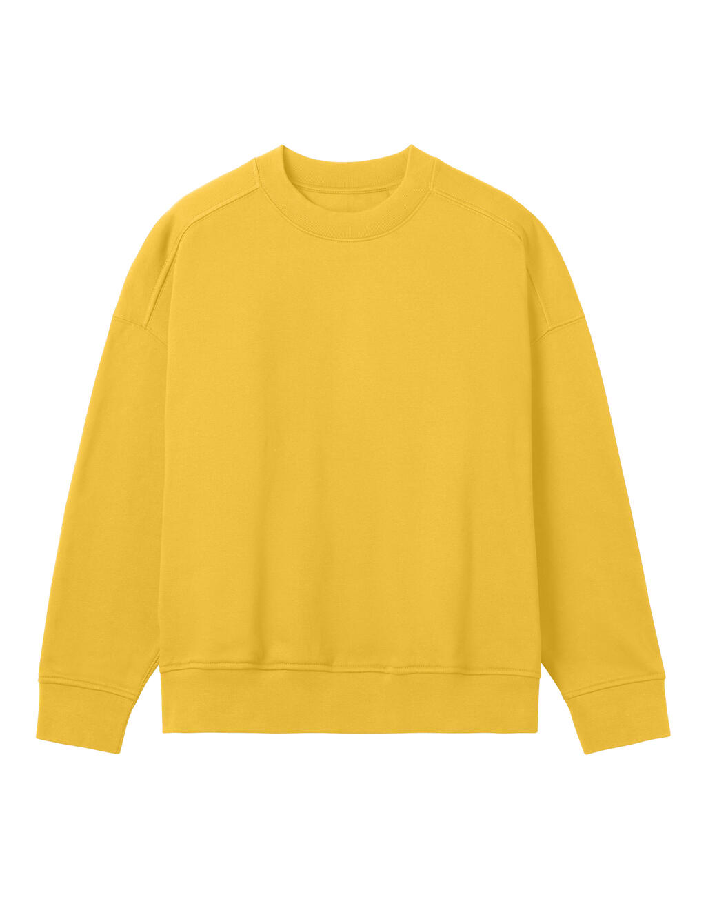 Womens Oversized Sweatshirt Primrose Yellow