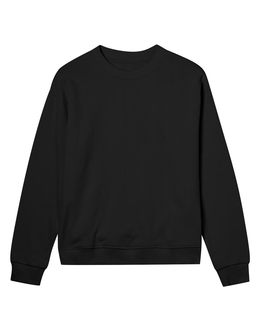 Womens Regular Sweatshirt Black