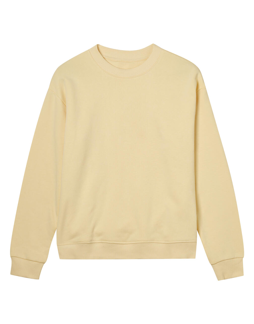 Womens Regular Sweatshirt Soft Yellow