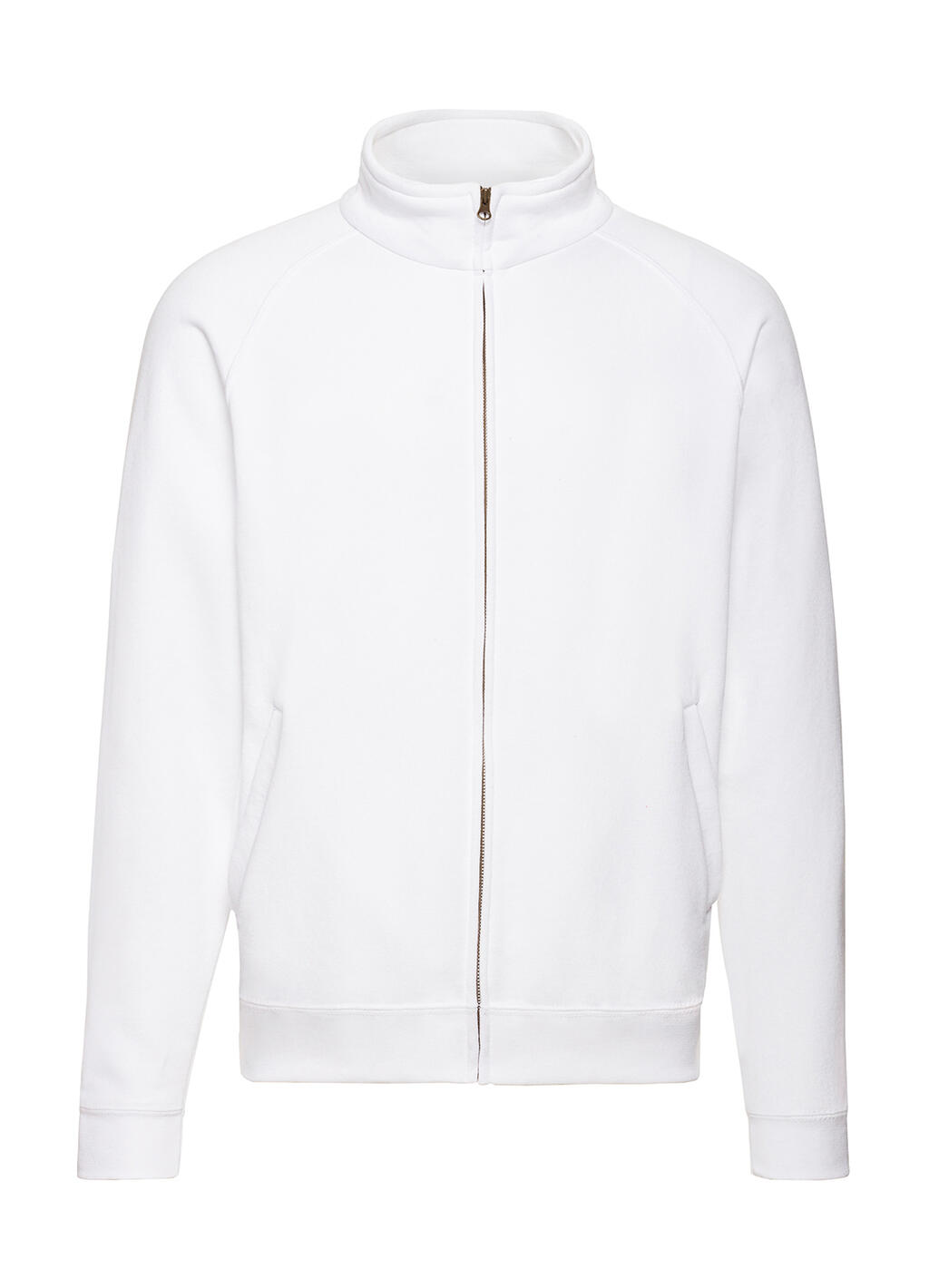Sudadera cremallera entera Classic White