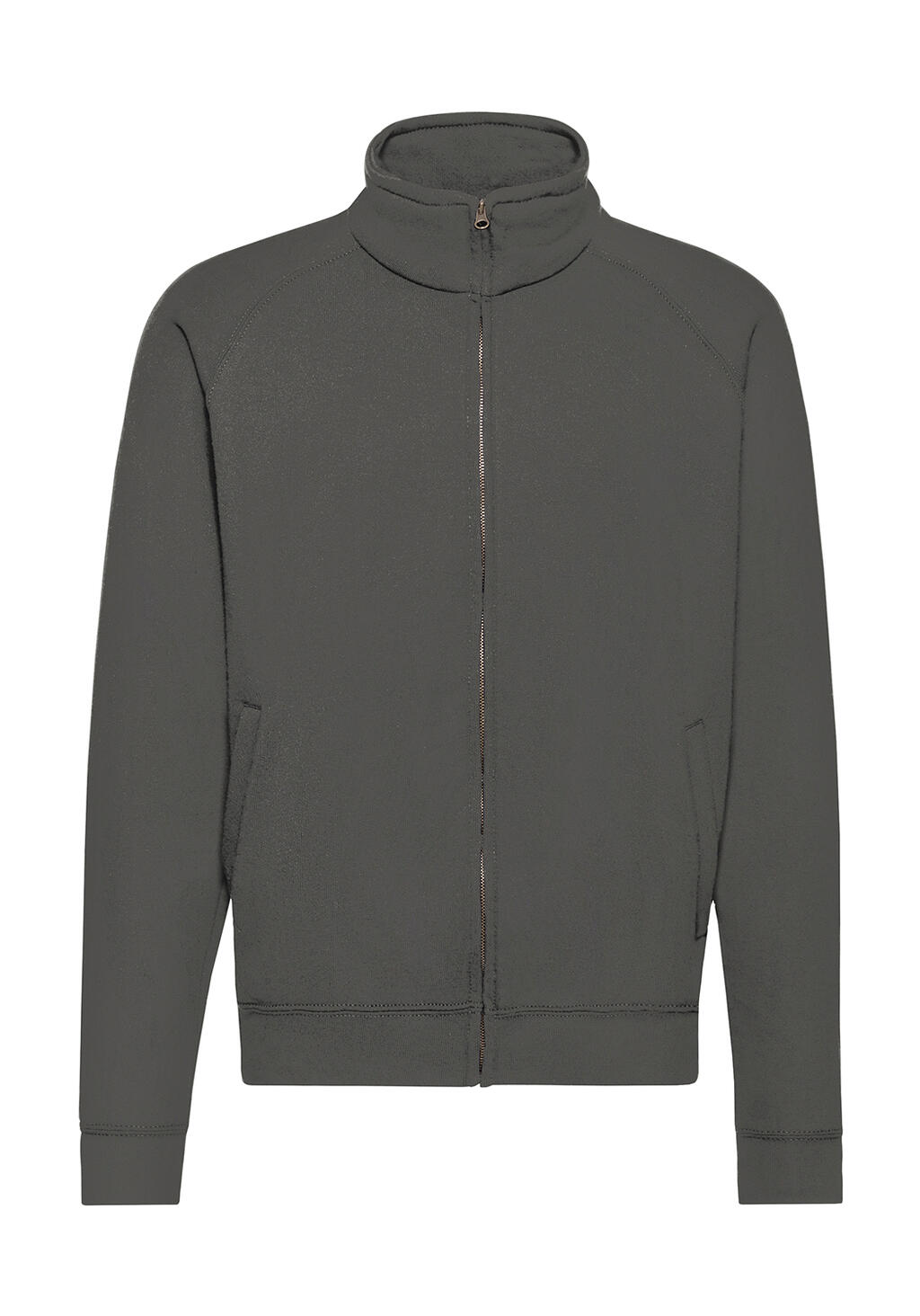 Sudadera cremallera entera Classic Light Graphite