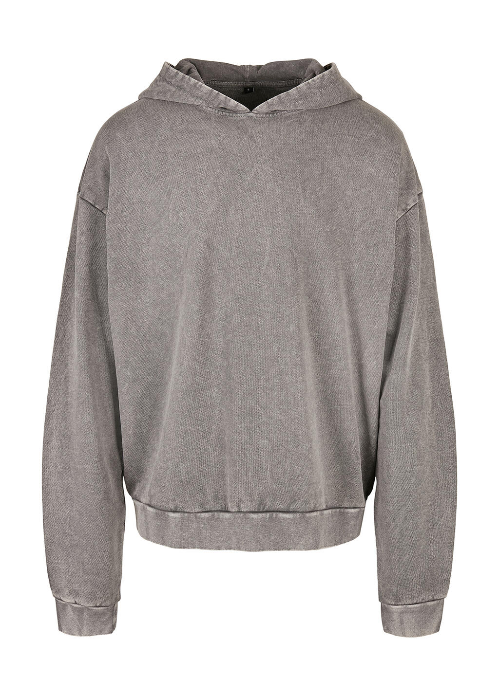 Acid Washed Oversized Hoody Asphalt