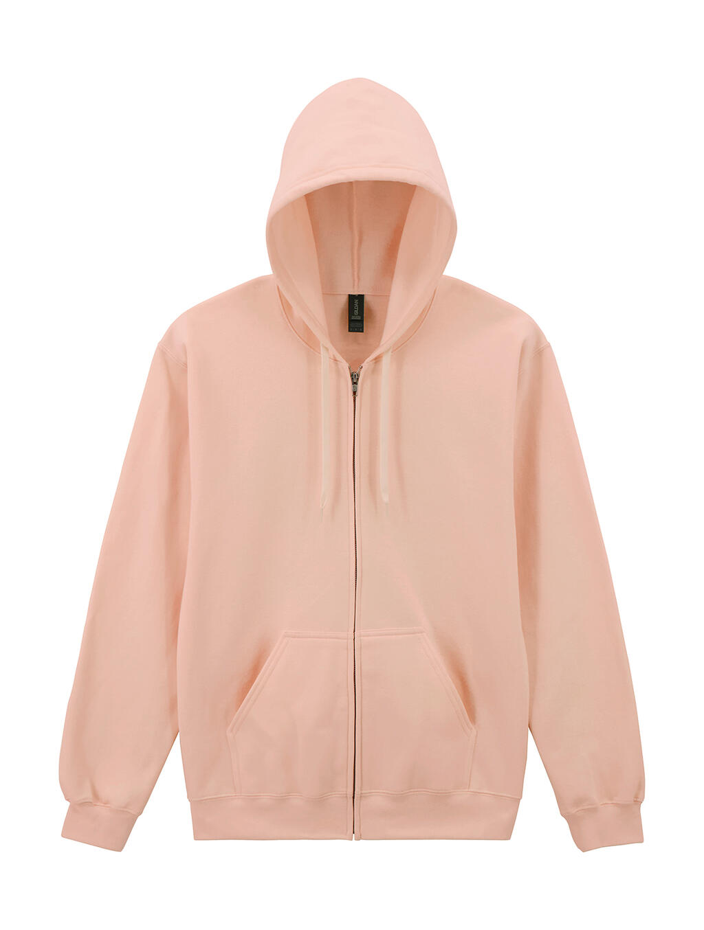 Sudadera con capucha Softstyle Midweigh cremallera Dusty Rose