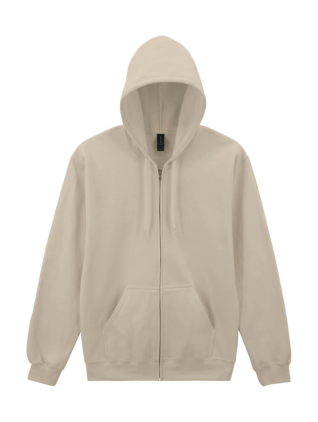 Sudadera con capucha Softstyle Midweigh cremallera Sand