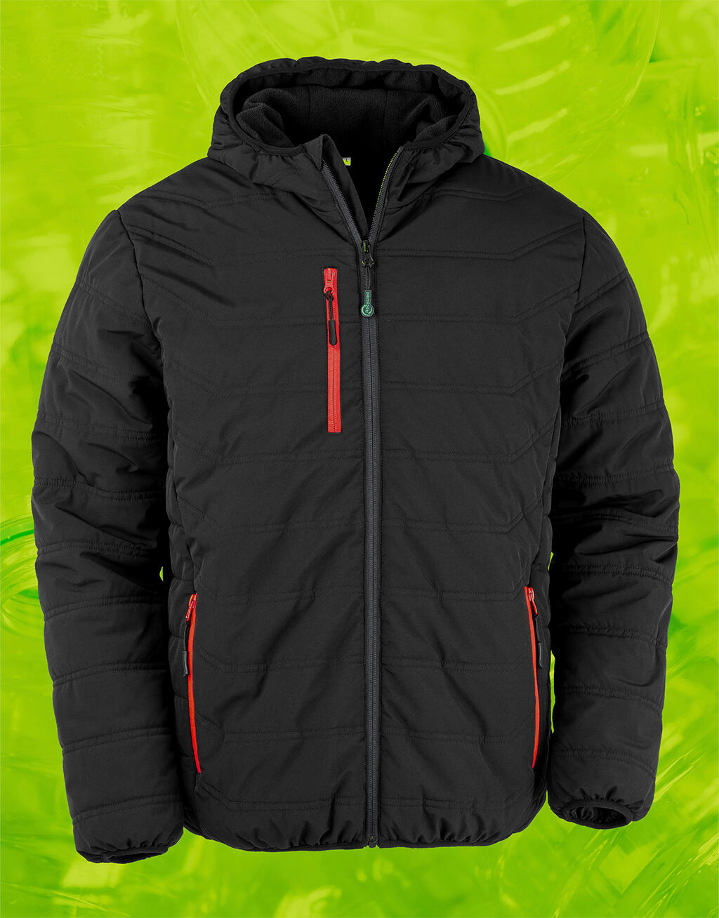 Chaqueta acolchada Invierno Black Compass Black/Red