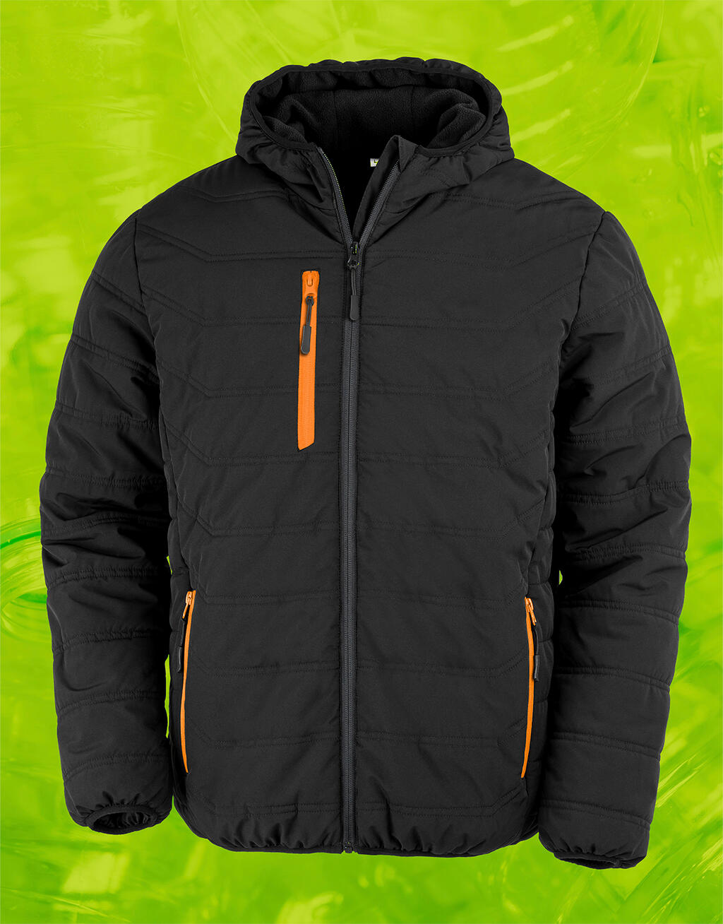 Chaqueta acolchada Invierno Black Compass Black/Orange