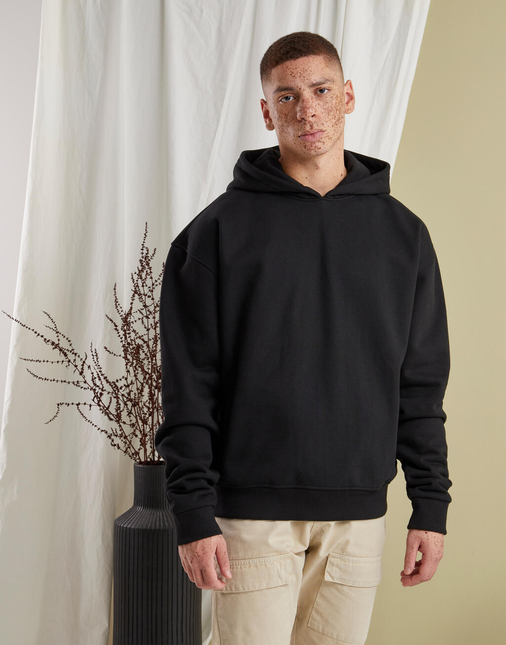  Build Your Brand Sudadera Oversize con Capucha Ultra Heavy otro