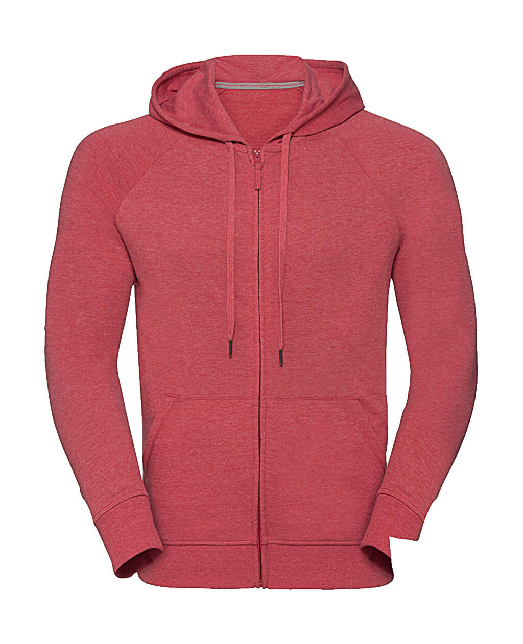 Sudadera hombre con cremallera HD Red Marl