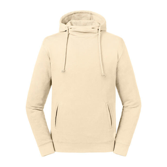Sudadera con capucha de cuello alto Orgánica Natural