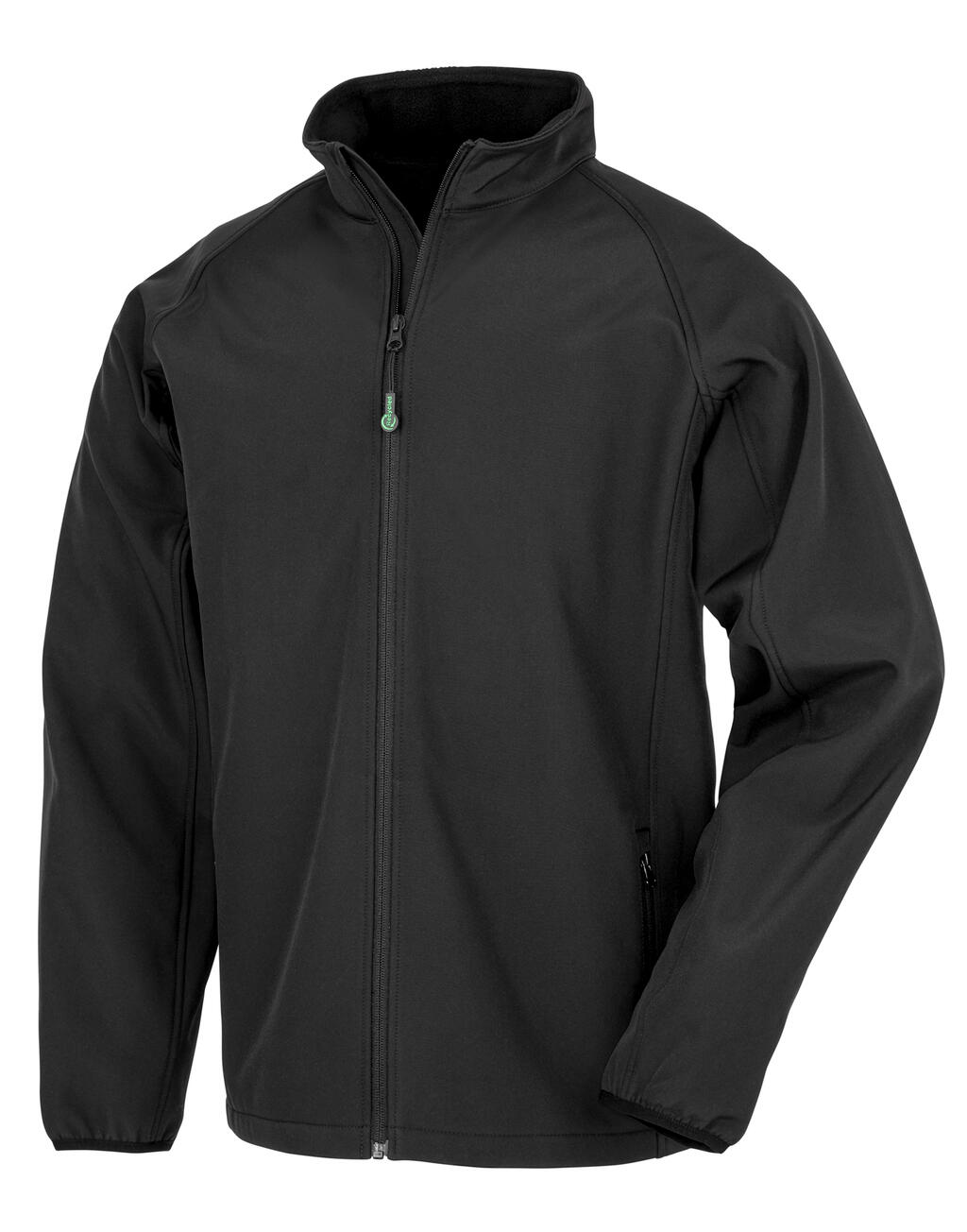 Chaqueta Softshell reciclada J/Y bicapa imprimible Black
