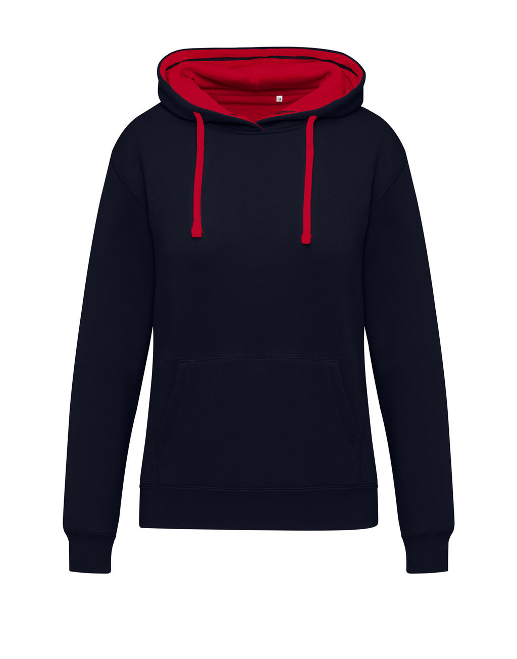 Originals Contrast Hooded Sweat Women Dark Black/Red