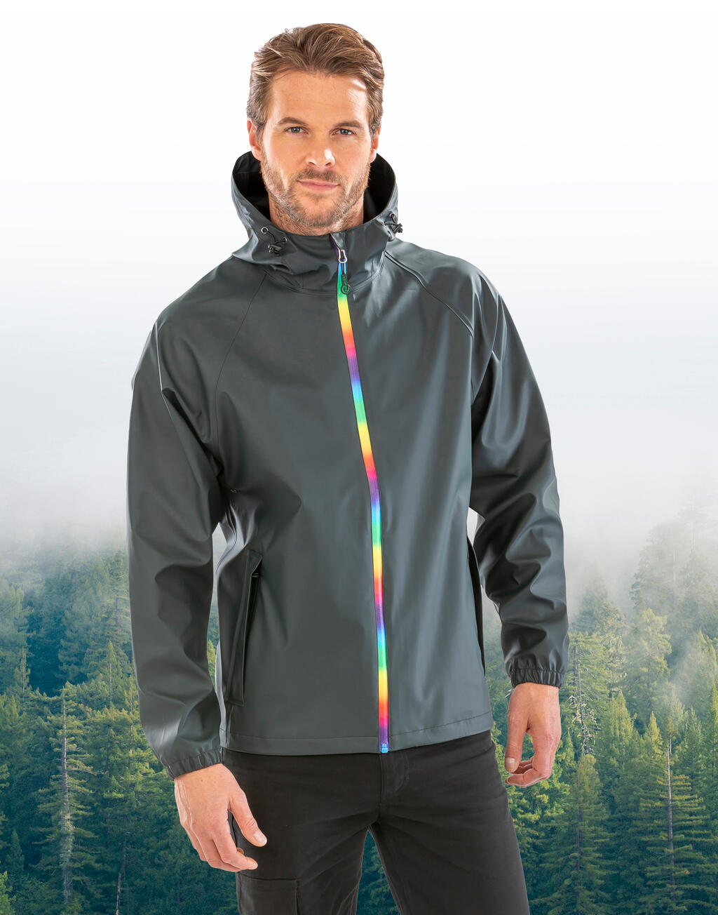  Result Chaqueta impermeable Prism PU y forro reciclado