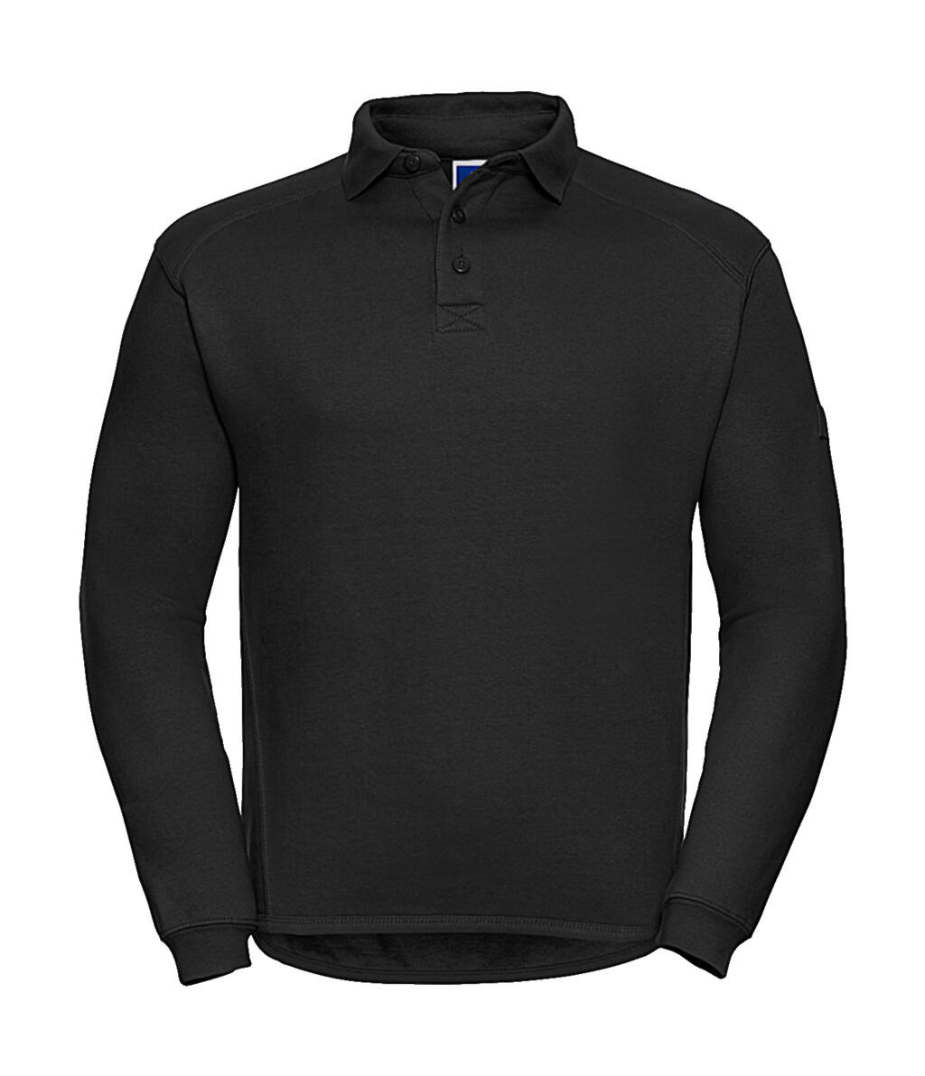Sudadera cuello polo Black