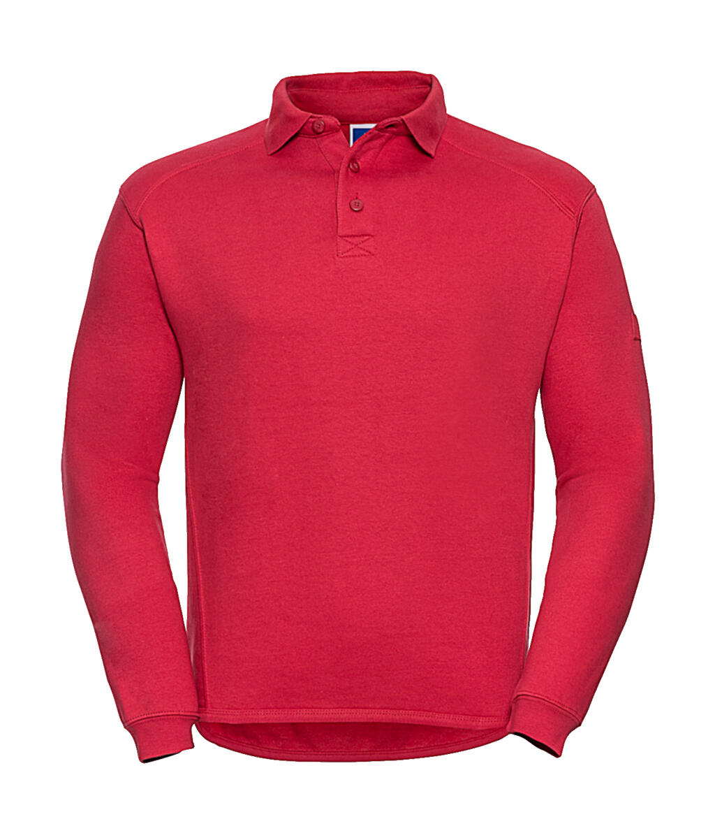 Sudadera cuello polo Classic Red