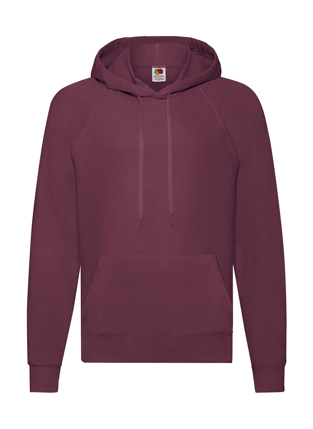 Sudadera con capucha ligera Burgundy