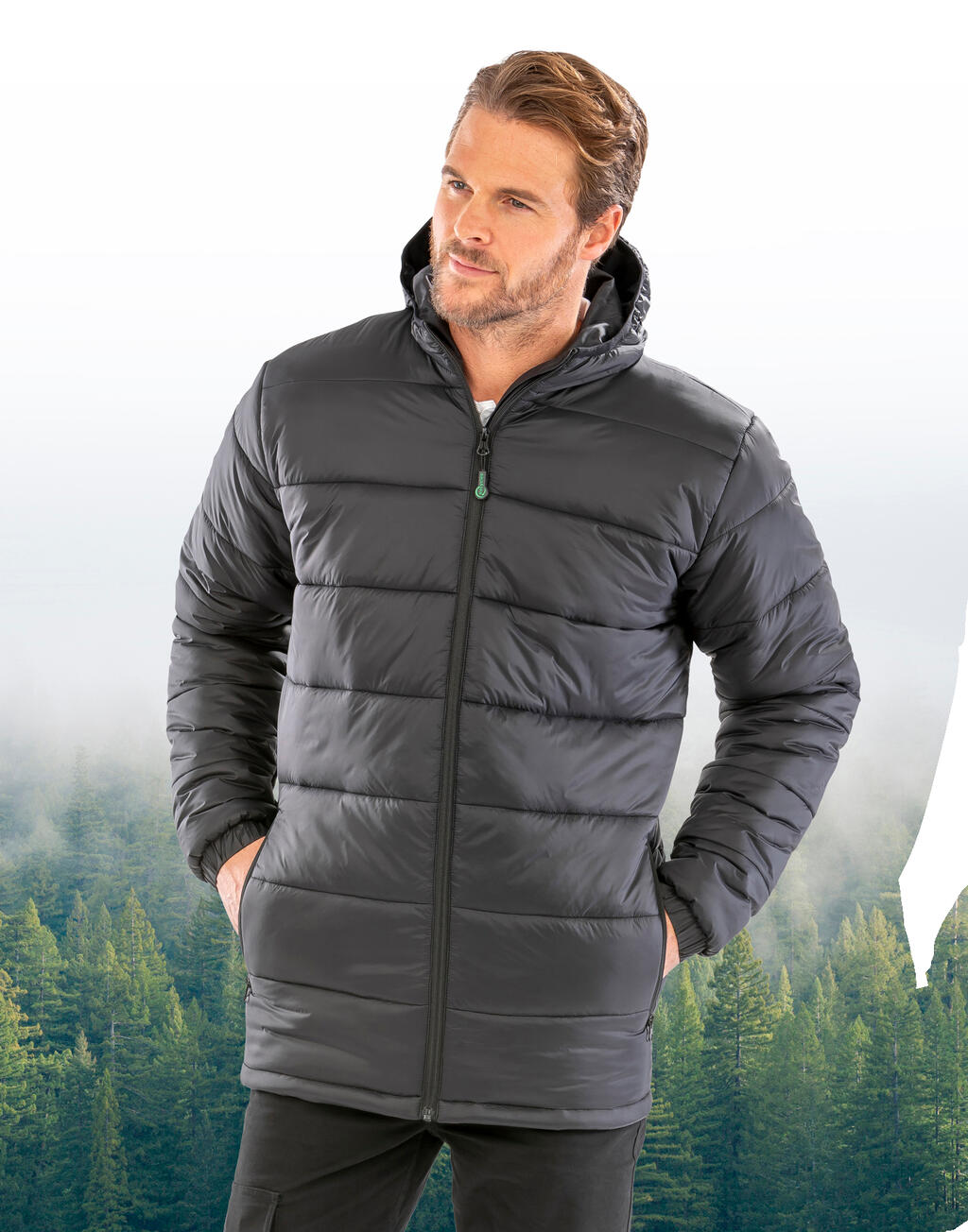  Result Parka reciclada acolchada con capuchaotro