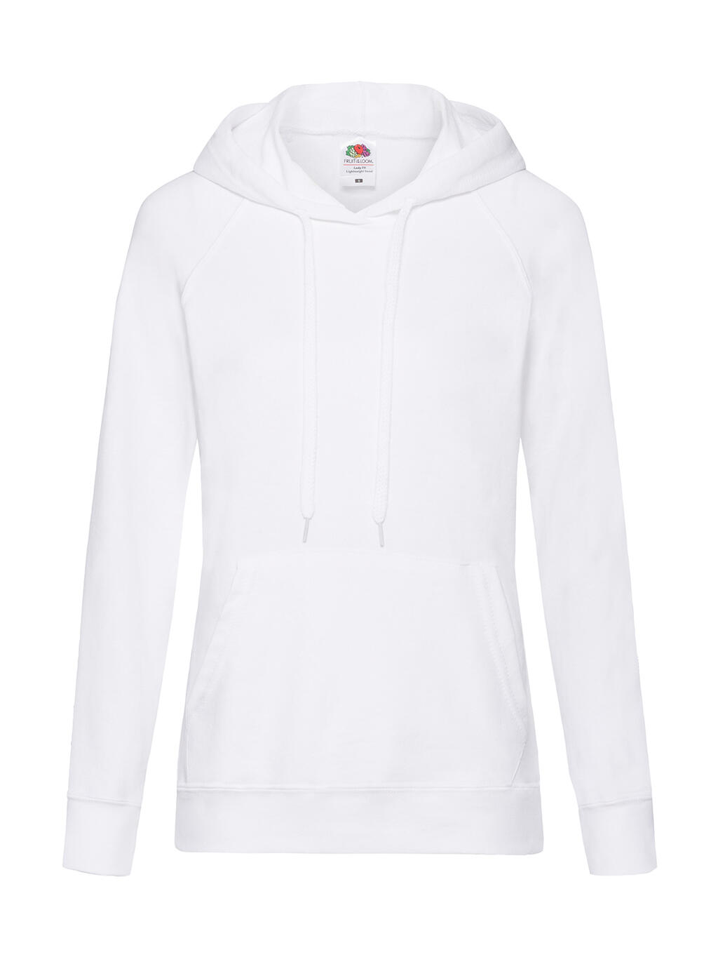Sudadera con capucha ligera mujer White