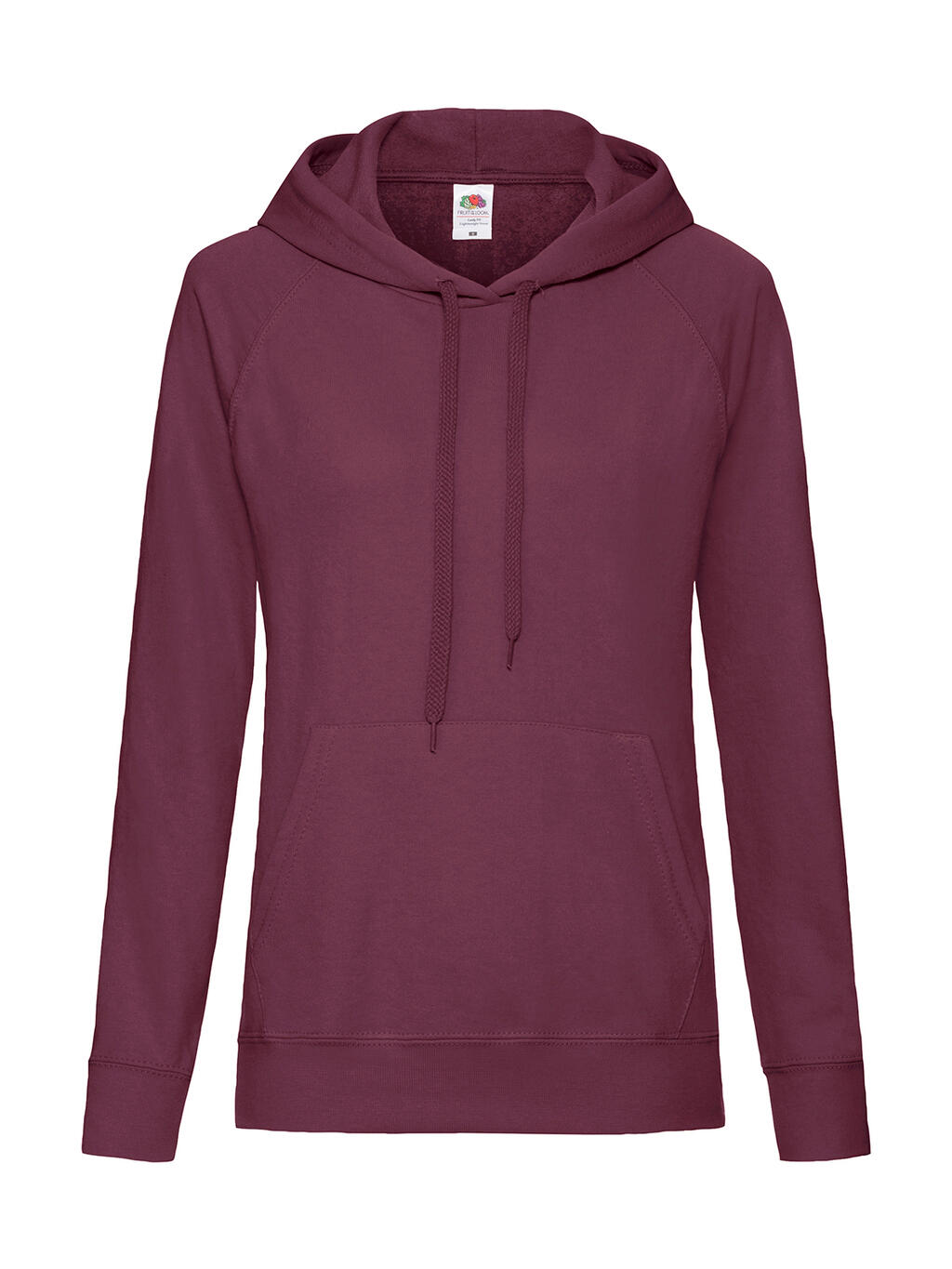 Sudadera con capucha ligera mujer Burgundy