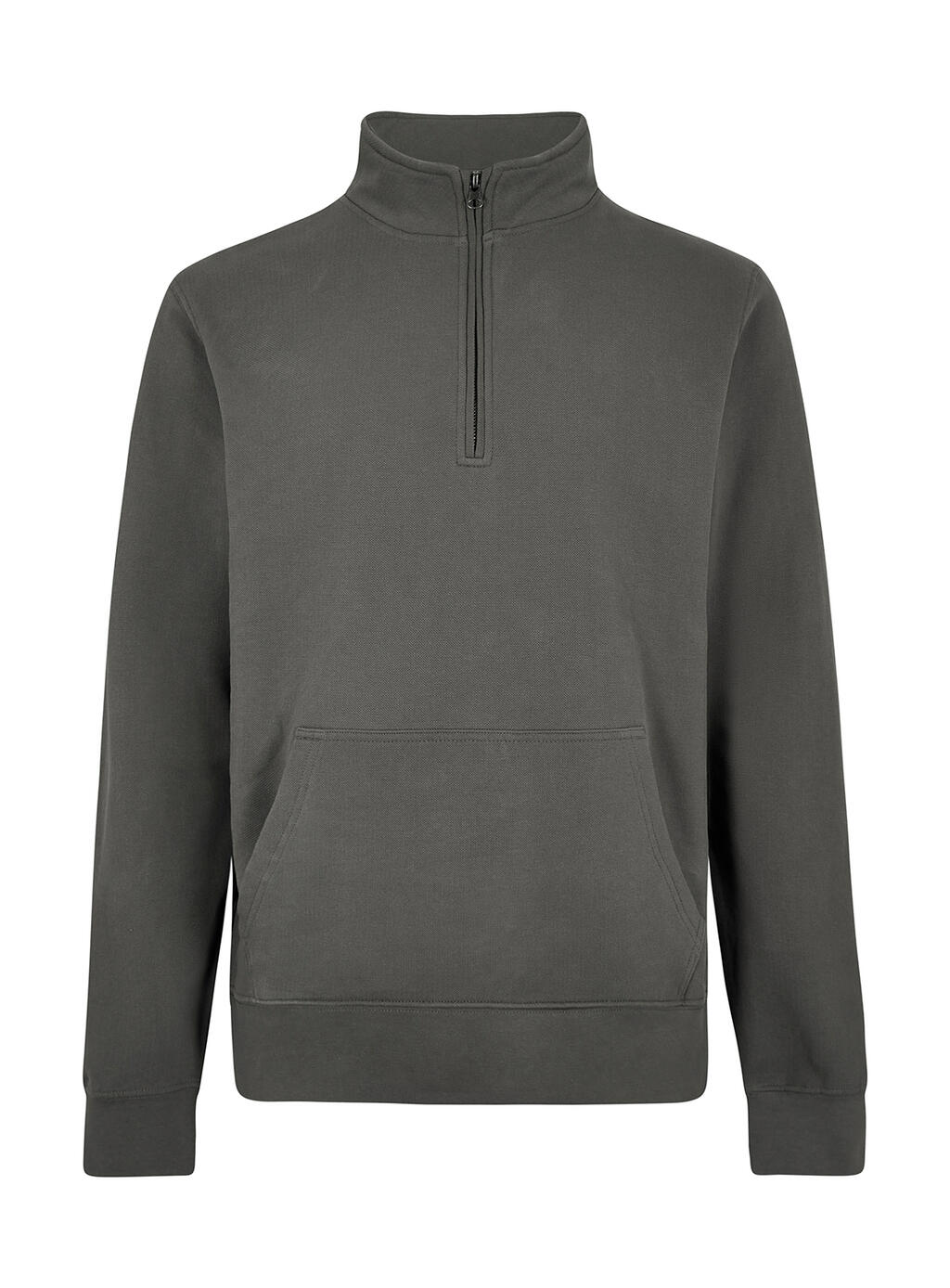 Sudadera Piqué 1/4 Cremallera Dark Grey