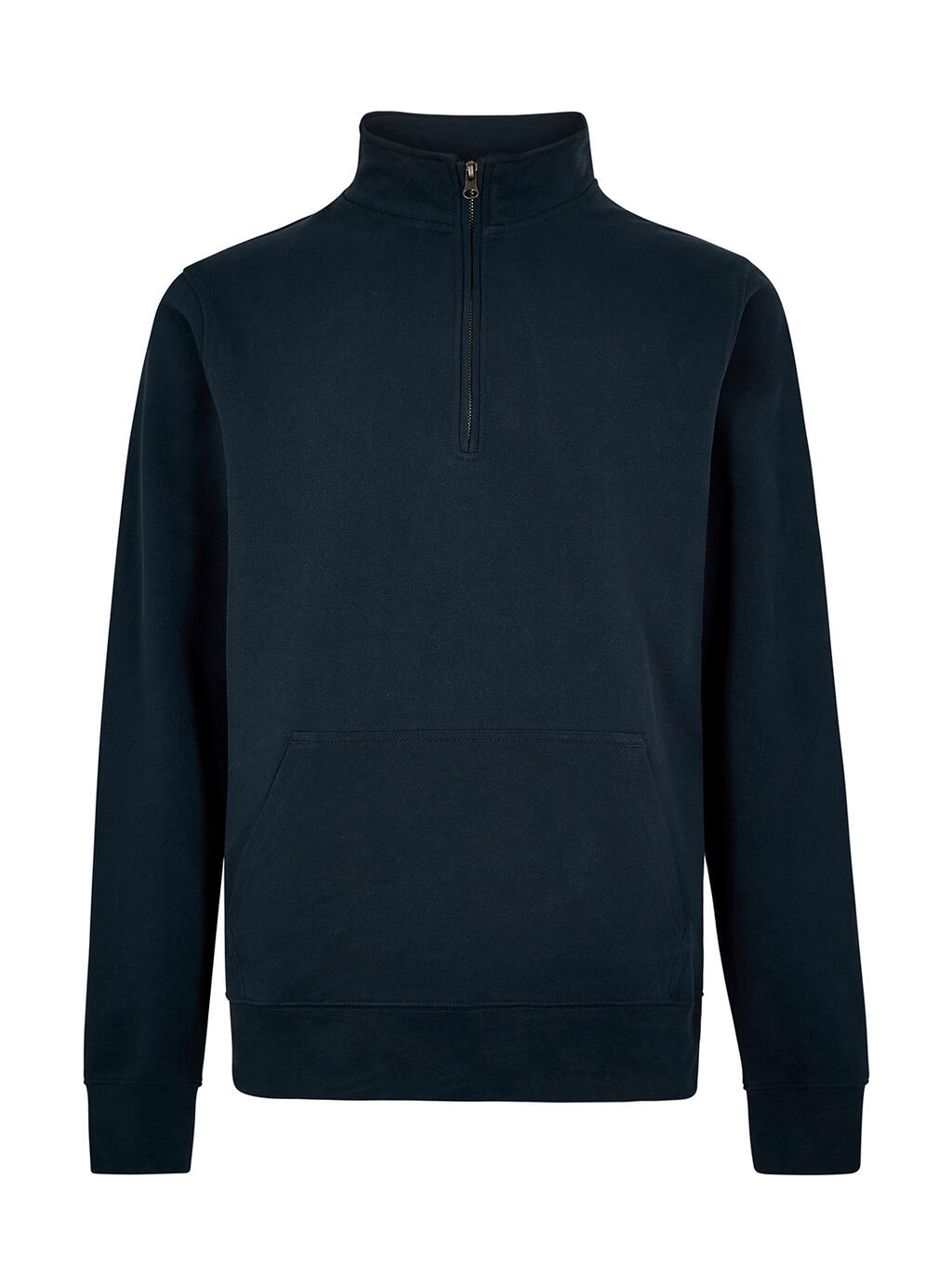 Sudadera Piqué 1/4 Cremallera Navy
