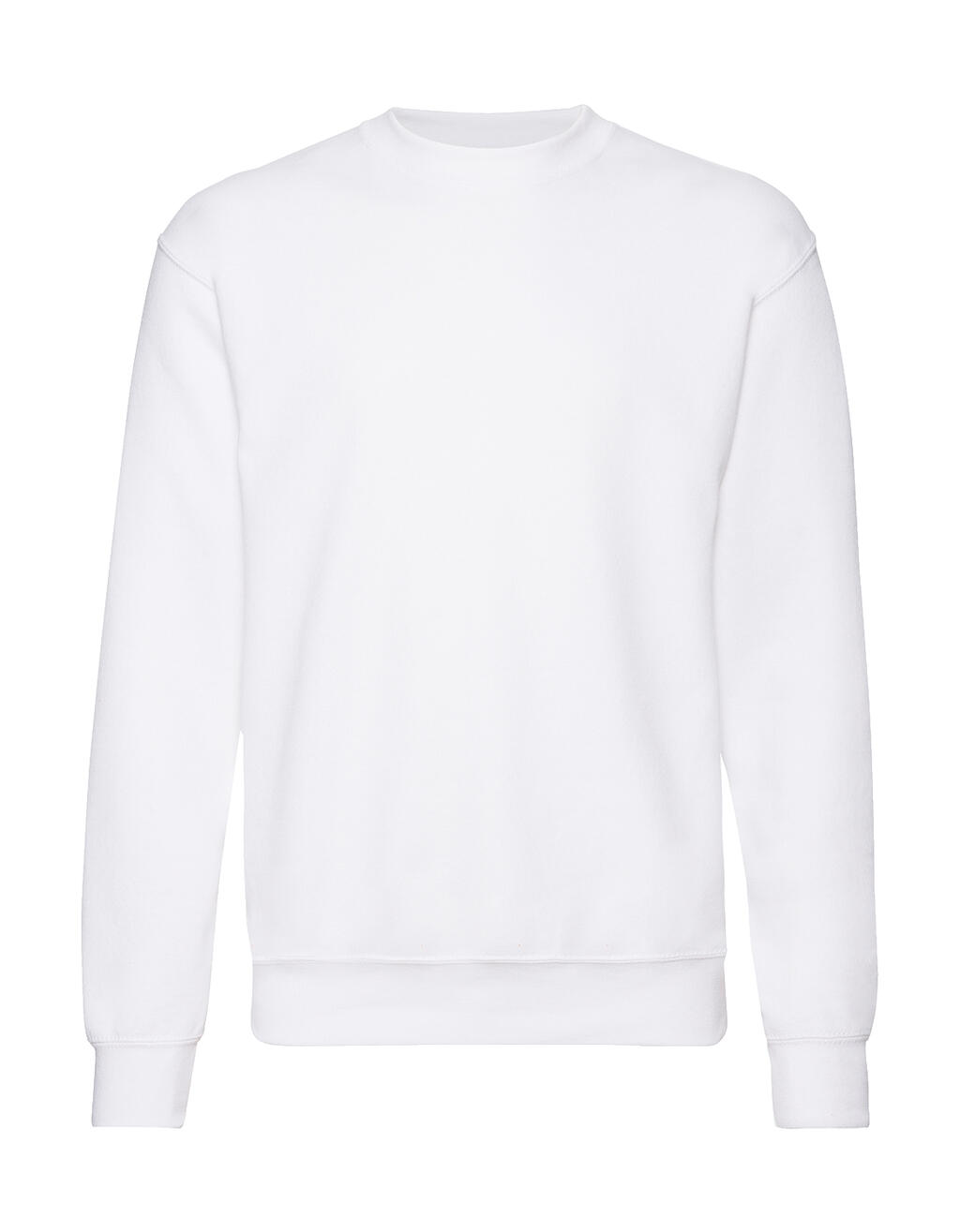 Sudadera manga montada Classic White