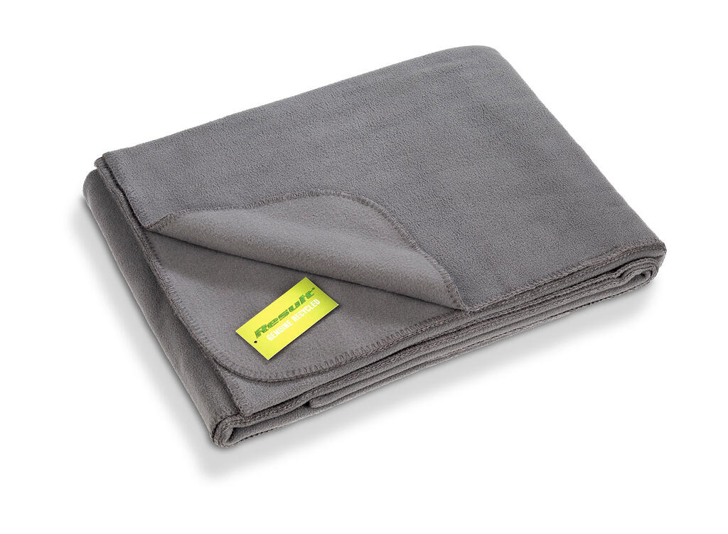 Manta polar reciclada Grey