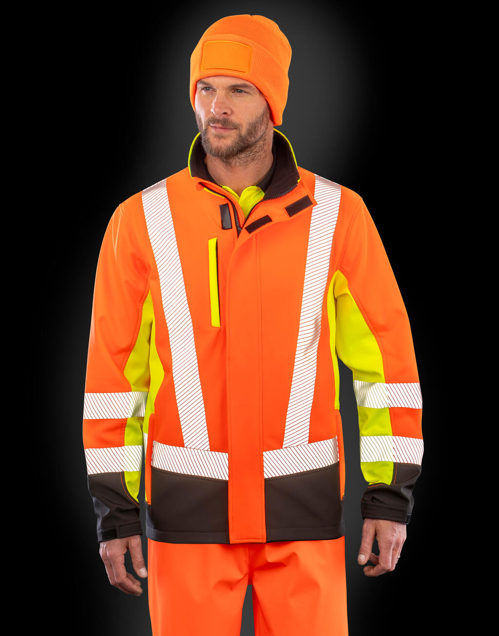 Result Softshell de Seguridad Reciclado de 3 capas