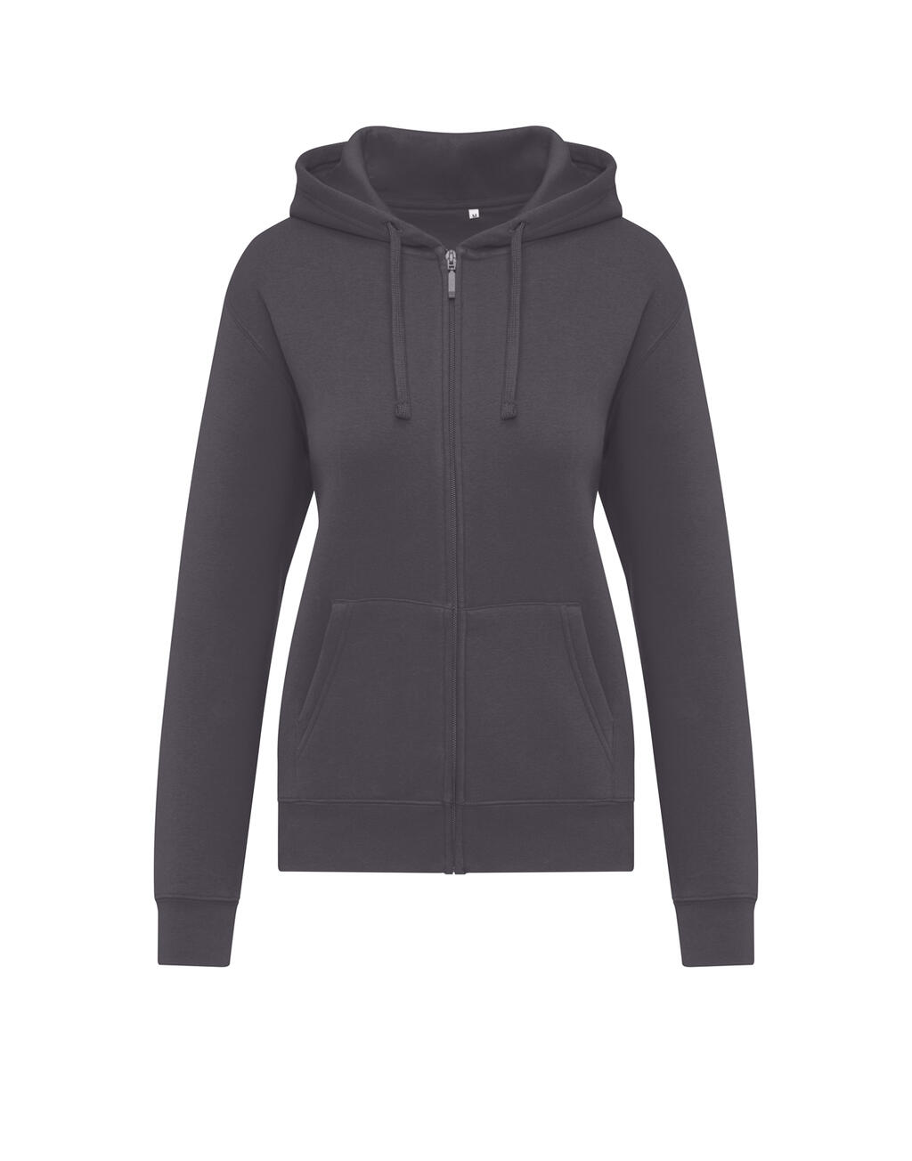 Originals Hooded Full Zip Women Grey