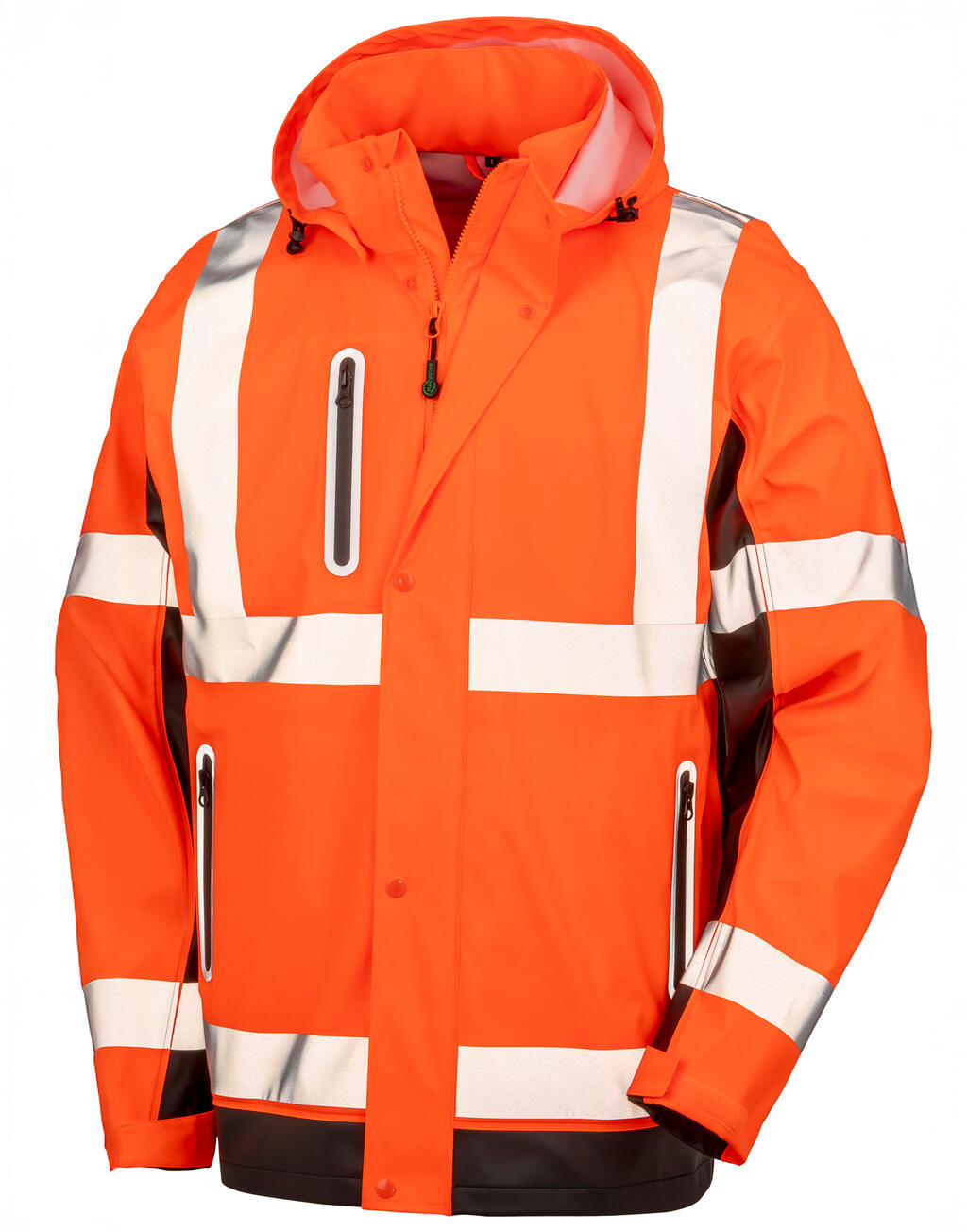 Chaqueta Prism Pu Safe/Dry de alta resistencia Fluorescent Orange/Black