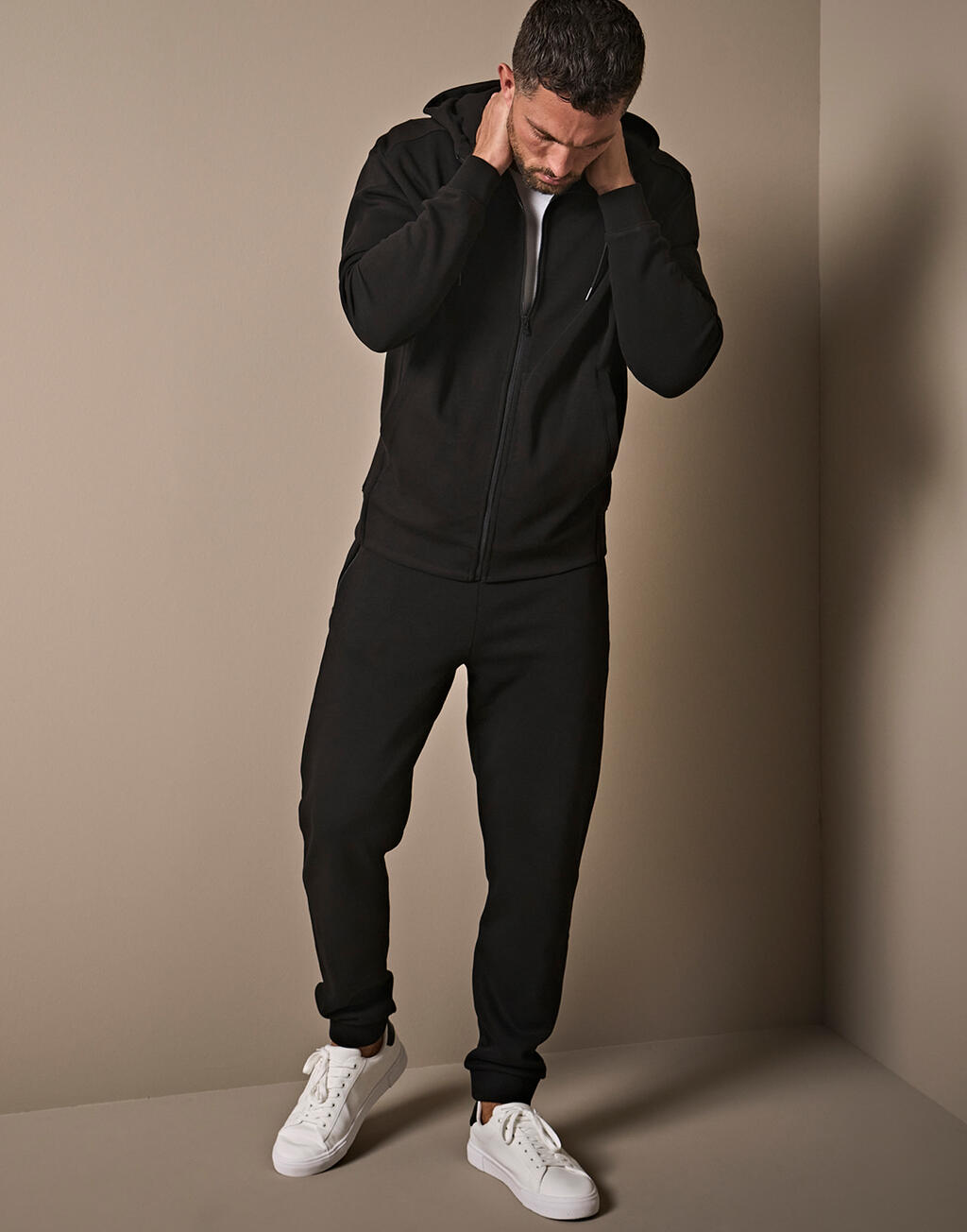  Tee Jays Sudadera acanalada cremallera Interlockotro