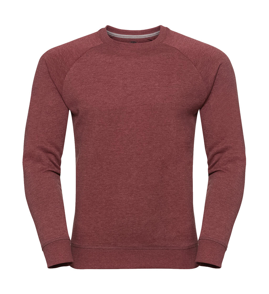 Sudadera Raglan HD hombre Maroon Marl