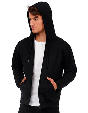 B & C Sudadera con capucha y cremallera ID.205 50/50
