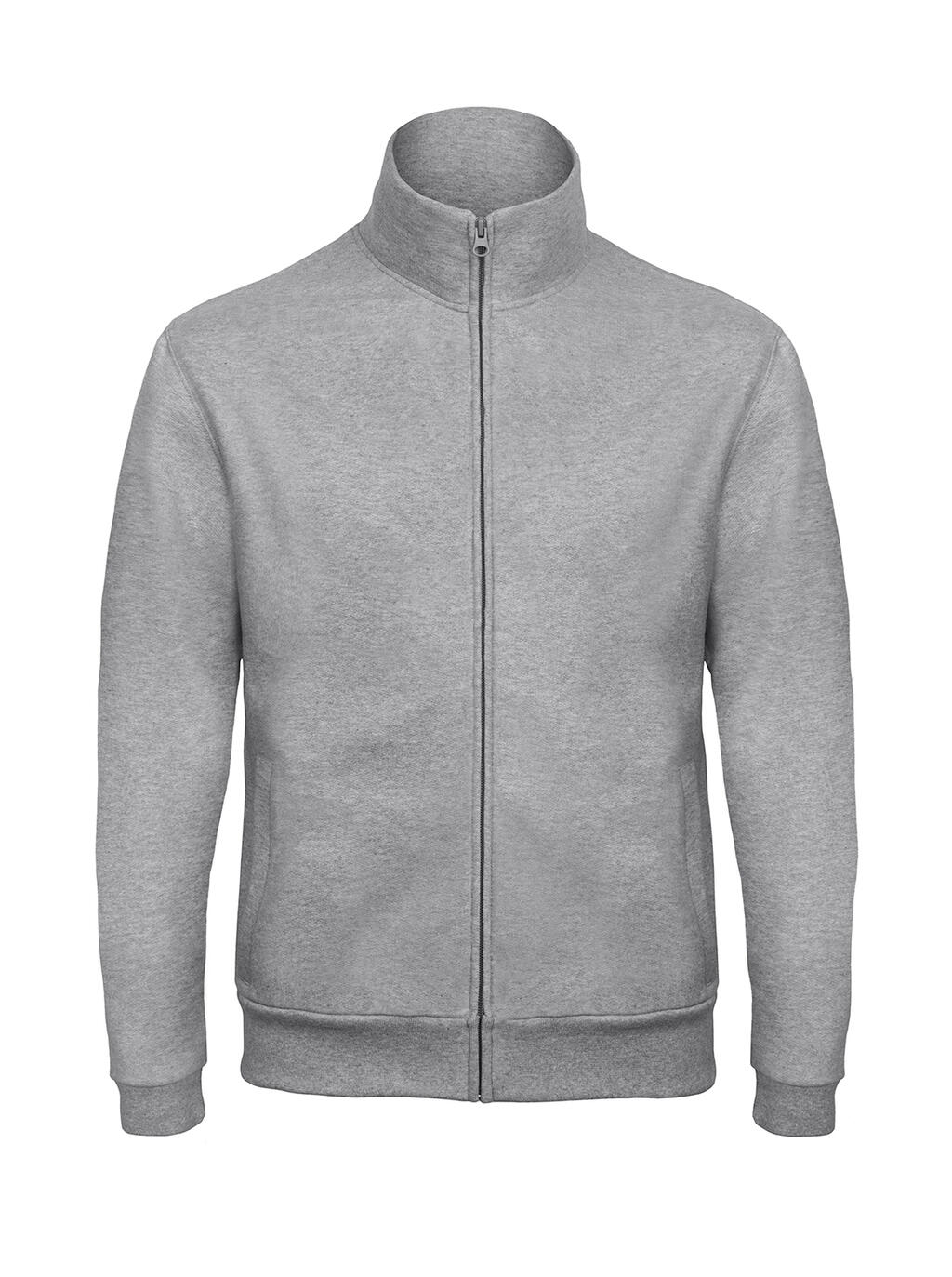 Sudadera con cremallera unisex ID.206 50/50 Heather Grey