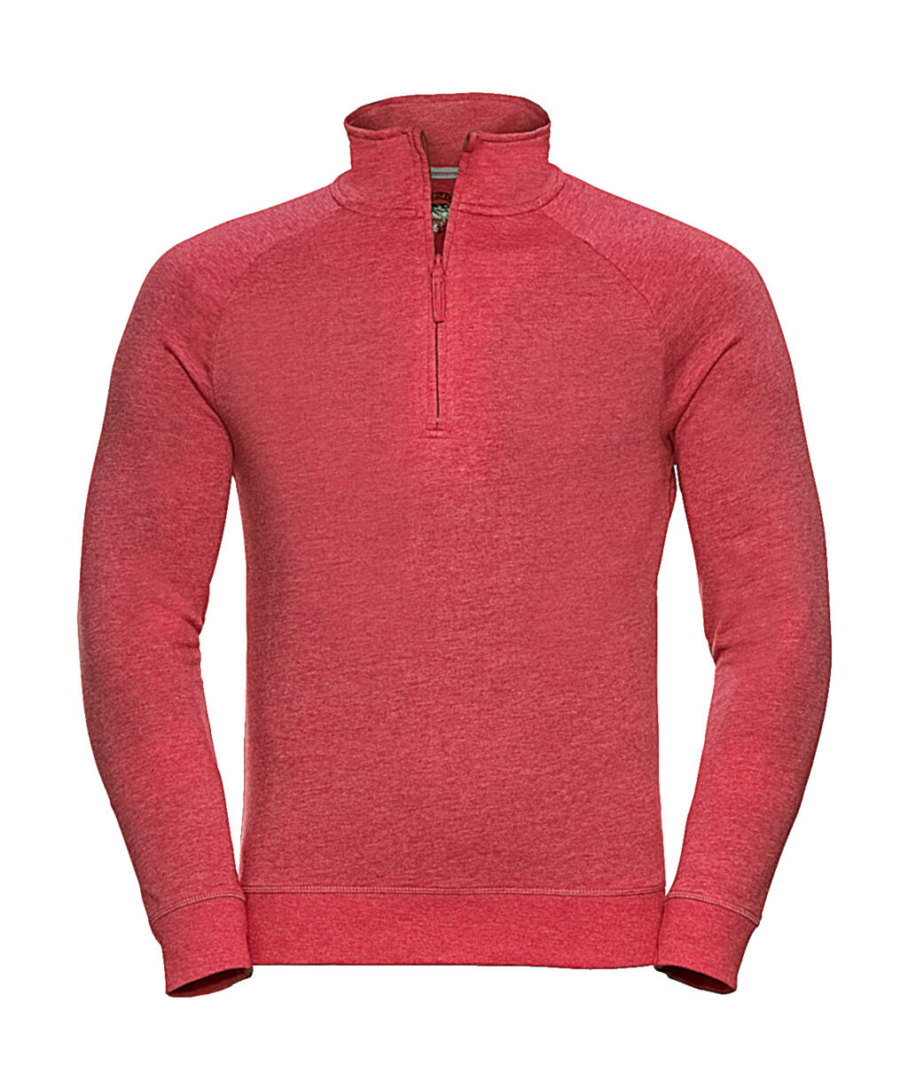 Sudadera HD cremallera 1/4 hombre Red Marl