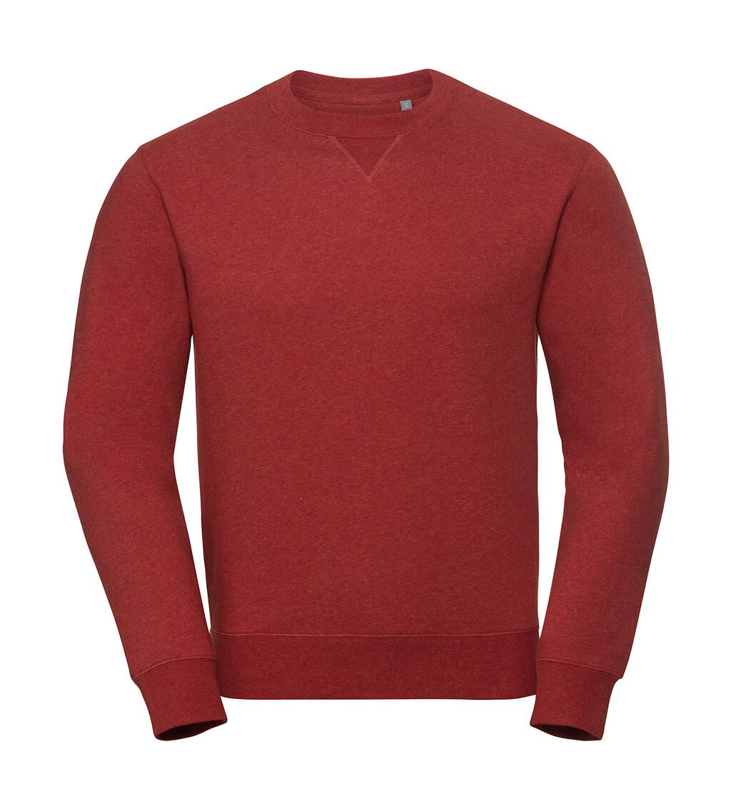 Sudadera Authentic Melange Brick Red Melange