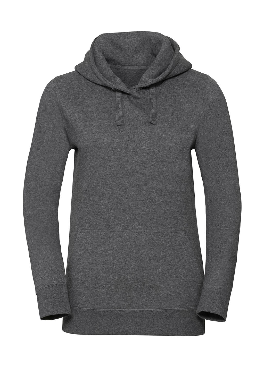 Sudadera Authentic Melange con capucha mujer Carbon Melange