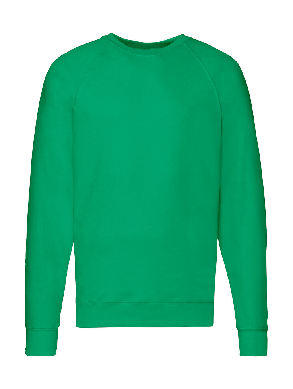 Sudadera manga raglán ligera Kelly Green