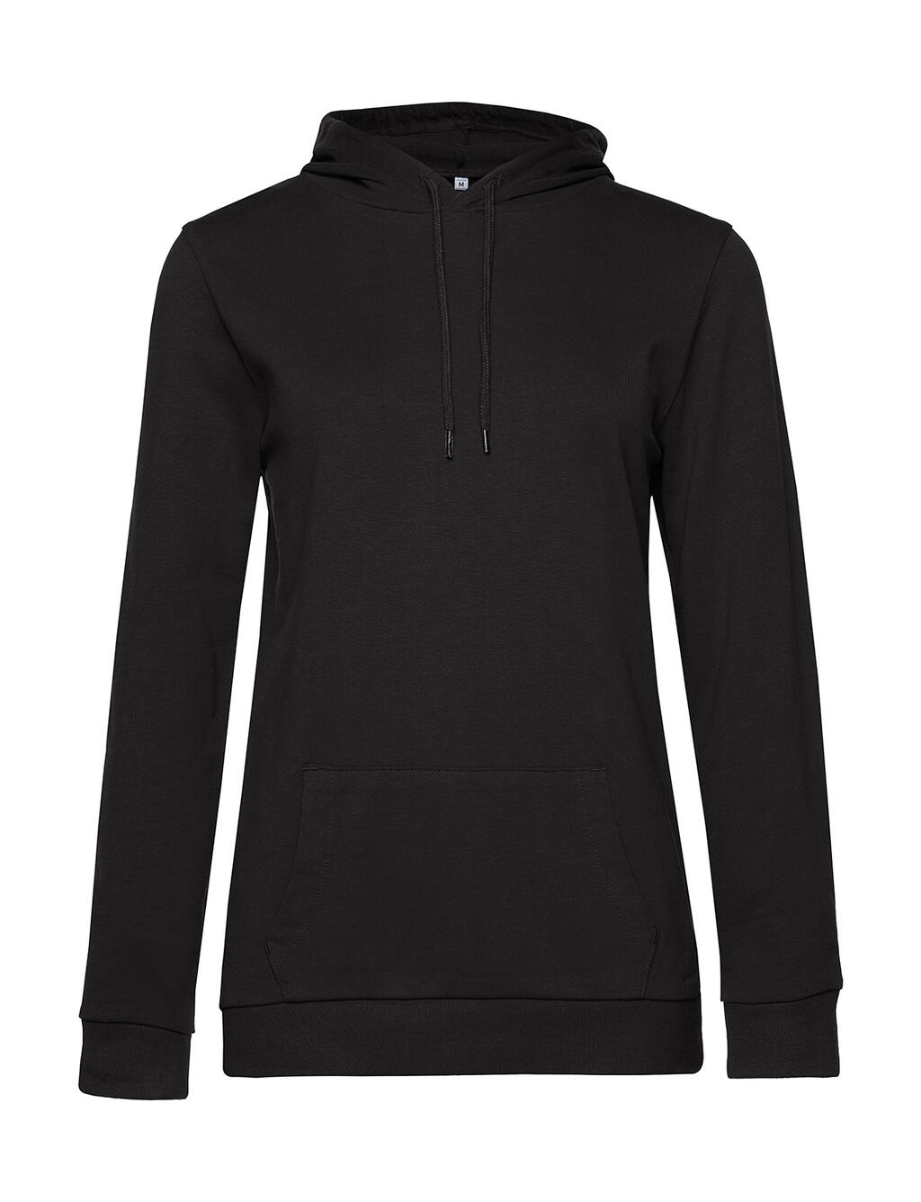 Sudadera ligera con capucha mujer  Black Pure