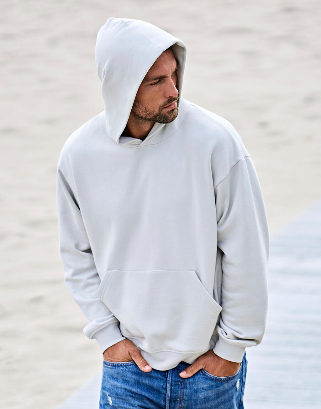  Tee Jays Sudadera Heavy con Capucha Loose Fit Urbanotro