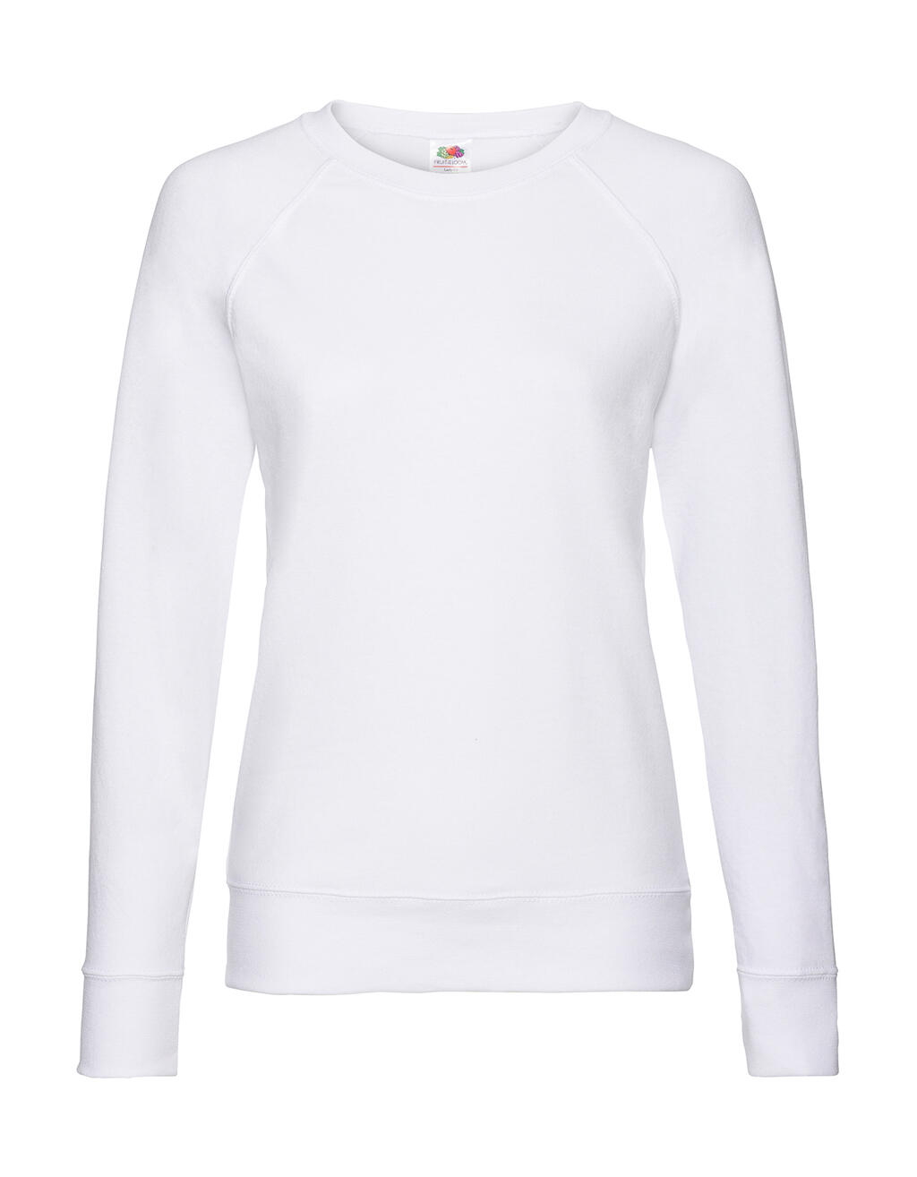 Sudadera manga raglán ligera mujer White