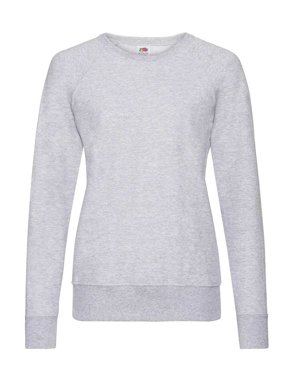 Sudadera manga raglán ligera mujer Heather Grey