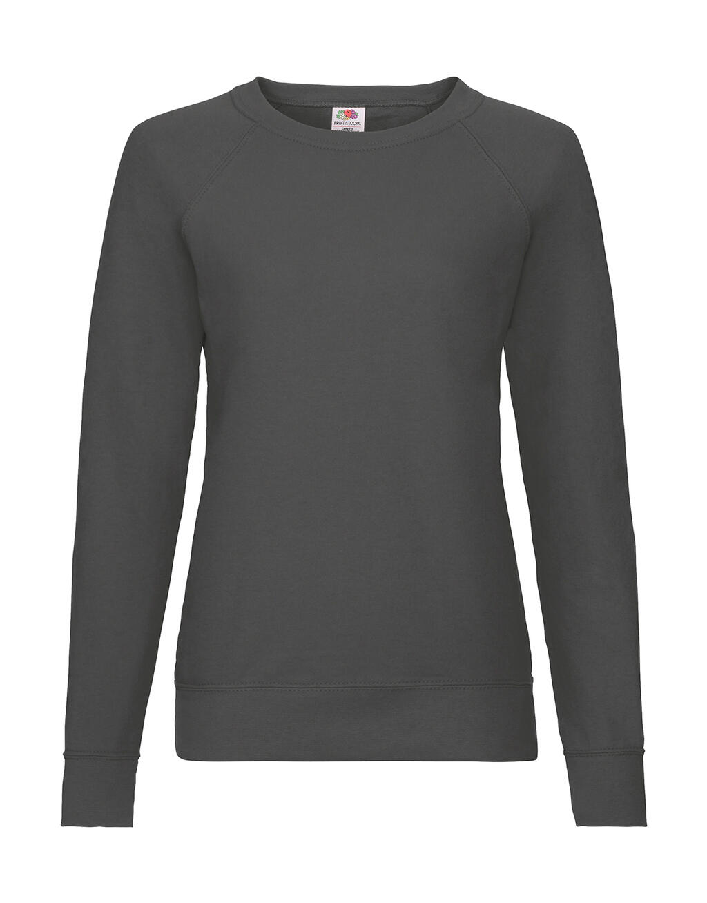 Sudadera manga raglán ligera mujer Light Graphite