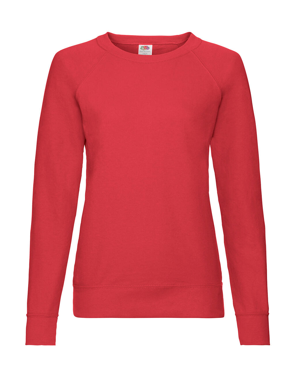 Sudadera manga raglán ligera mujer Red