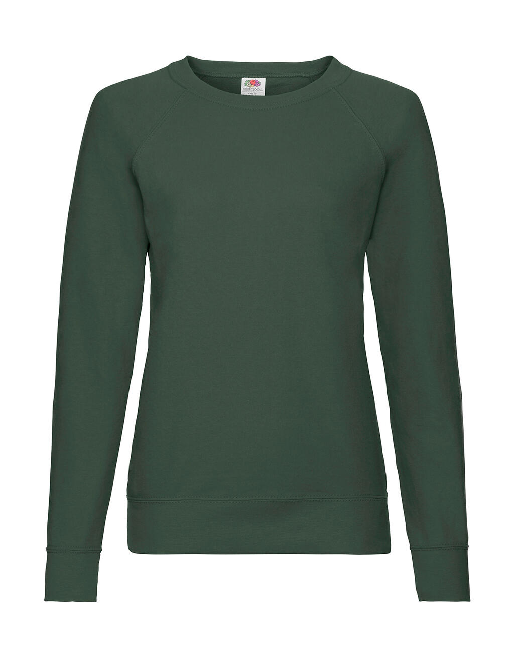 Sudadera manga raglán ligera mujer Bottle Green