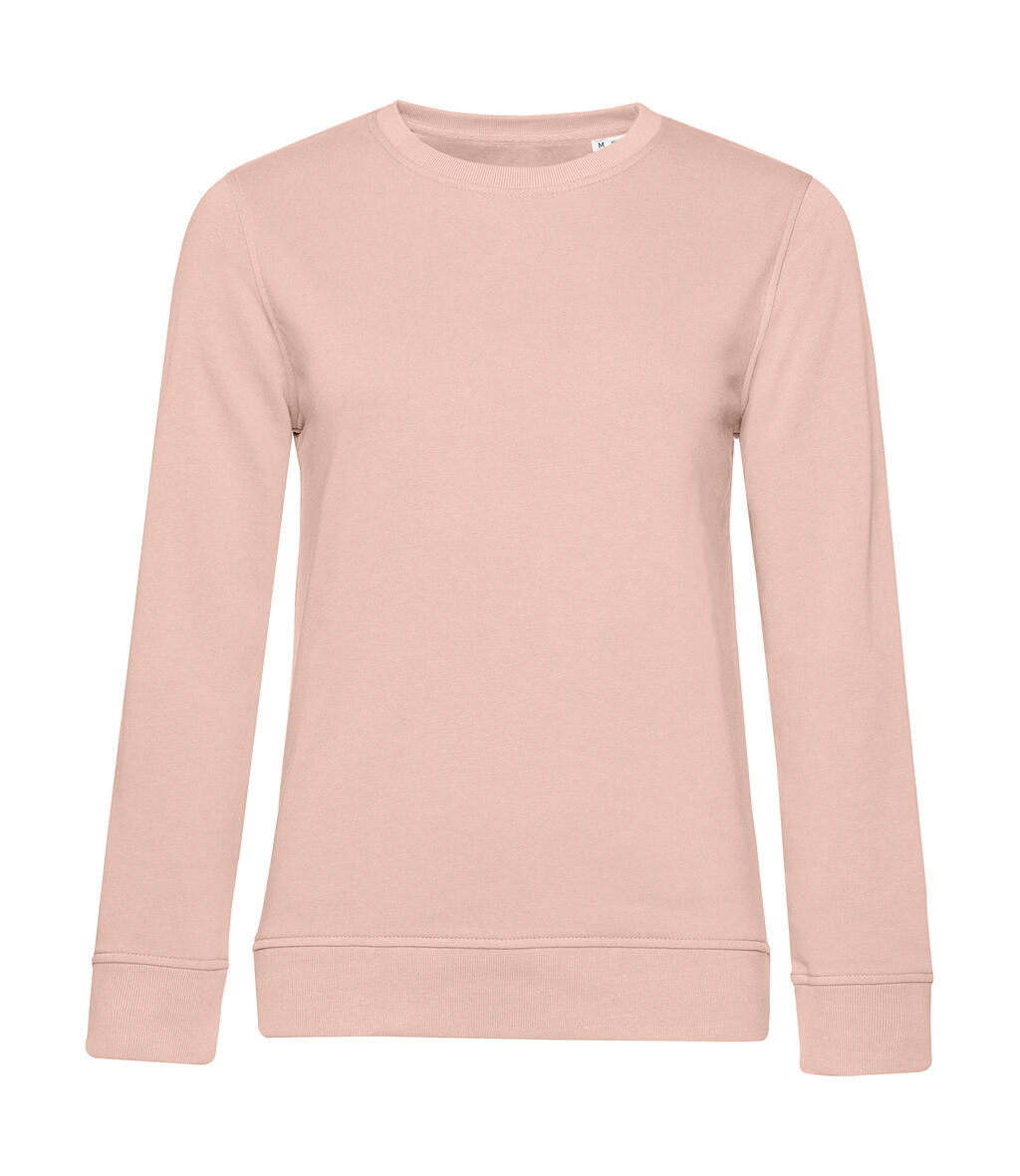 Sudadera cuello redondo Inspire French Terry mujer Soft Rose